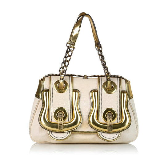 Fendi Canvas B. Bag (SHG-33182)