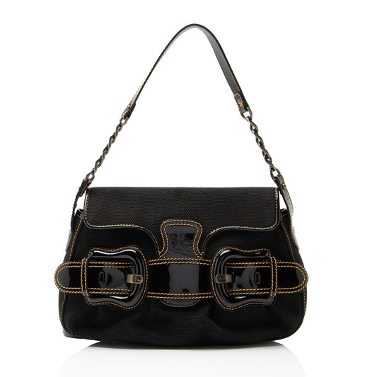 Fendi Canvas B Bis Shoulder Bag