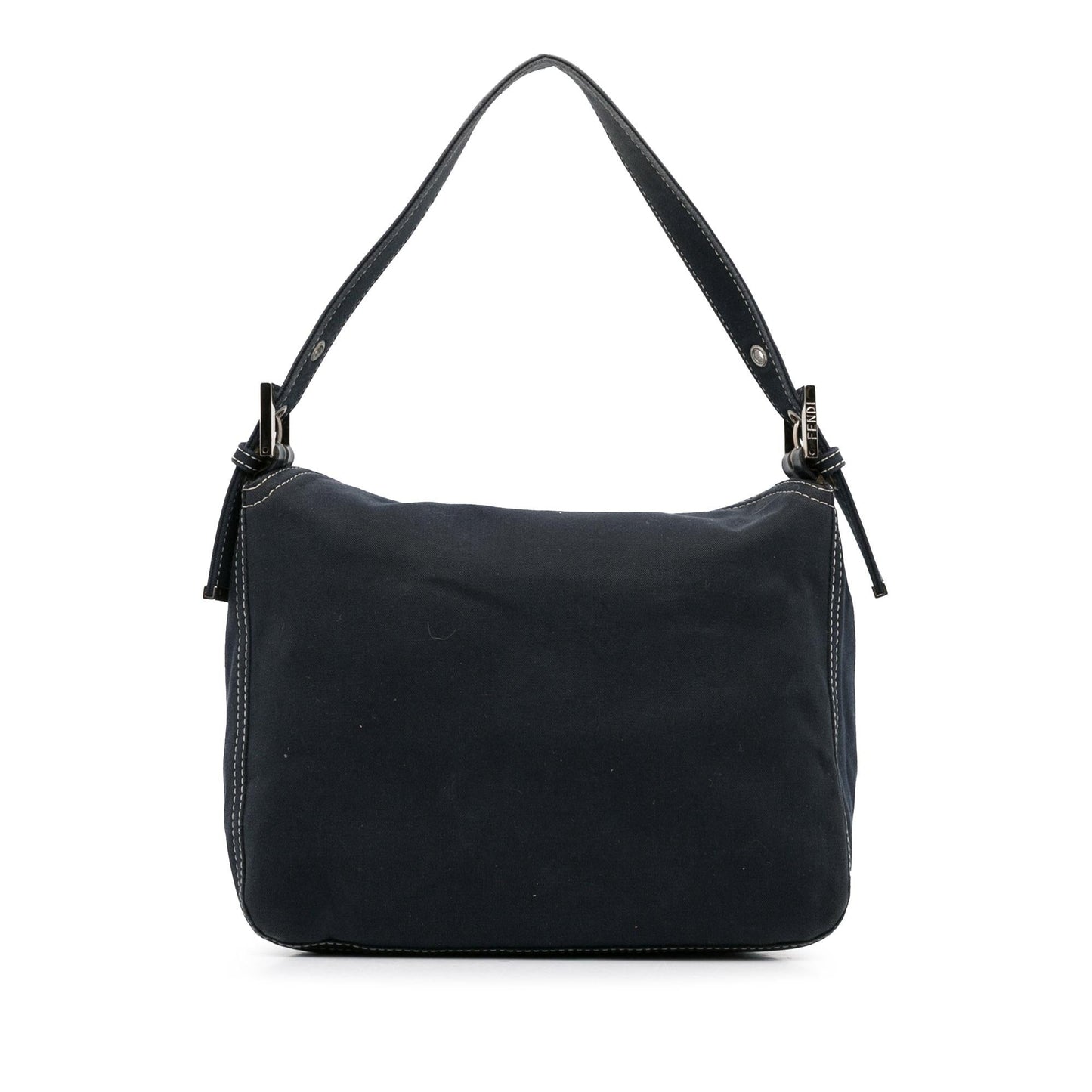 Fendi Canvas FF Marble Double Flap Shoulder Bag (SHG-tZdrHw)