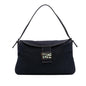 Fendi Canvas FF Marble Double Flap Shoulder Bag