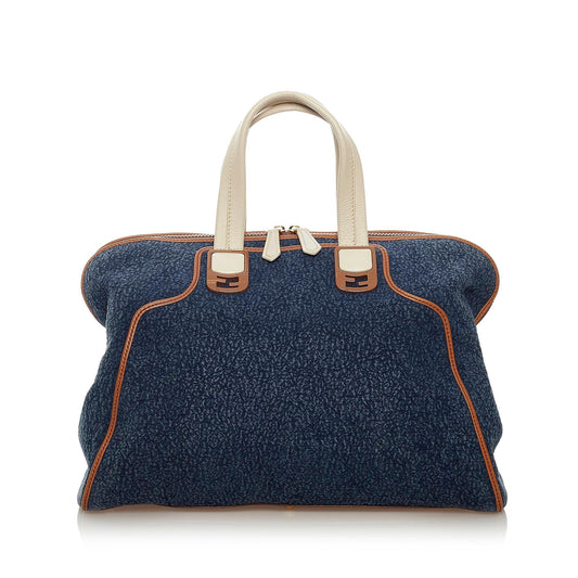 Fendi Chameleon Denim Satchel (SHG-29058)