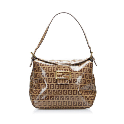 Fendi Crystal Zucchino Flap Baguette (SHG-MKFmEx)