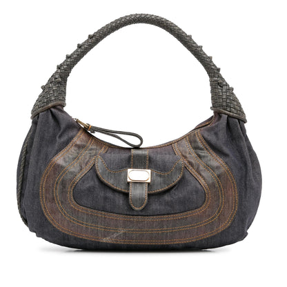 Fendi Denim Spy Hobo (SHG-Txb2Ws)