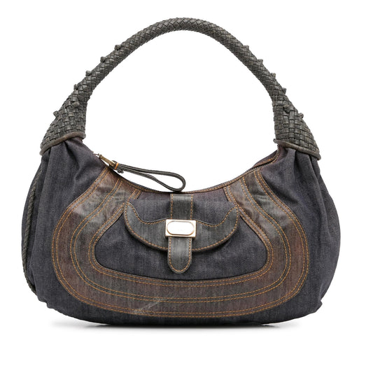 Fendi Denim Spy Hobo (SHG-Txb2Ws)