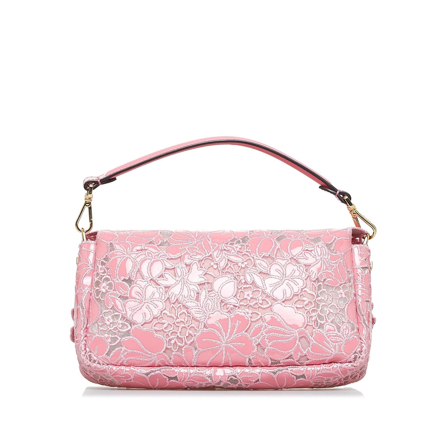 Fendi Embroidered Lace Baguette (SHG-GlR2r8)
