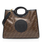 Fendi FF Coated Canvas 1974 Runaway Shopper Tote (SHF-tIEaHe)