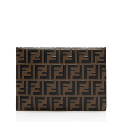 Fendi FF Embossed 1974 Envelope Pouch (SHF-20977)