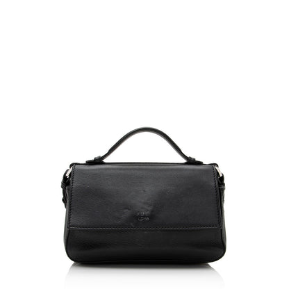 Fendi FF Embossed Calfskin Double Micro Baguette Bag (SHF-22023)