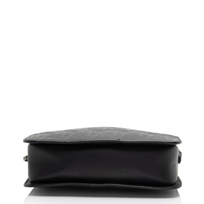 Fendi FF Embossed Calfskin St. Zucca Messenger (SHF-QOa4iu)