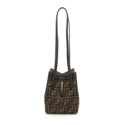 Fendi Zucca Coated Canvas FF 1974 Backpack