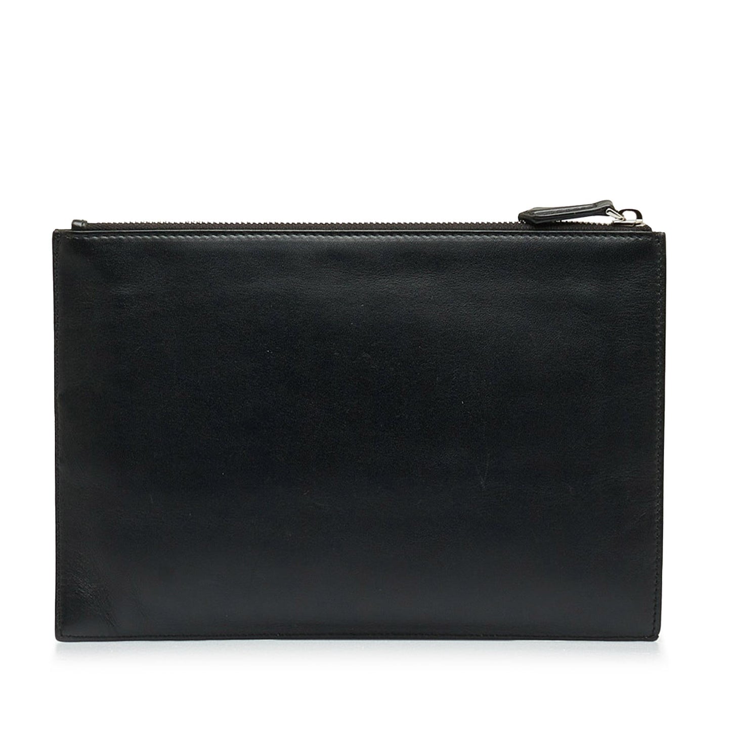 Fendi FF Leather Zip Clutch (SHG-Pnk2mm)