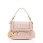 Fendi FF Perforated Leather Chef Mini Flap Bag (SHF-OTJSCU)