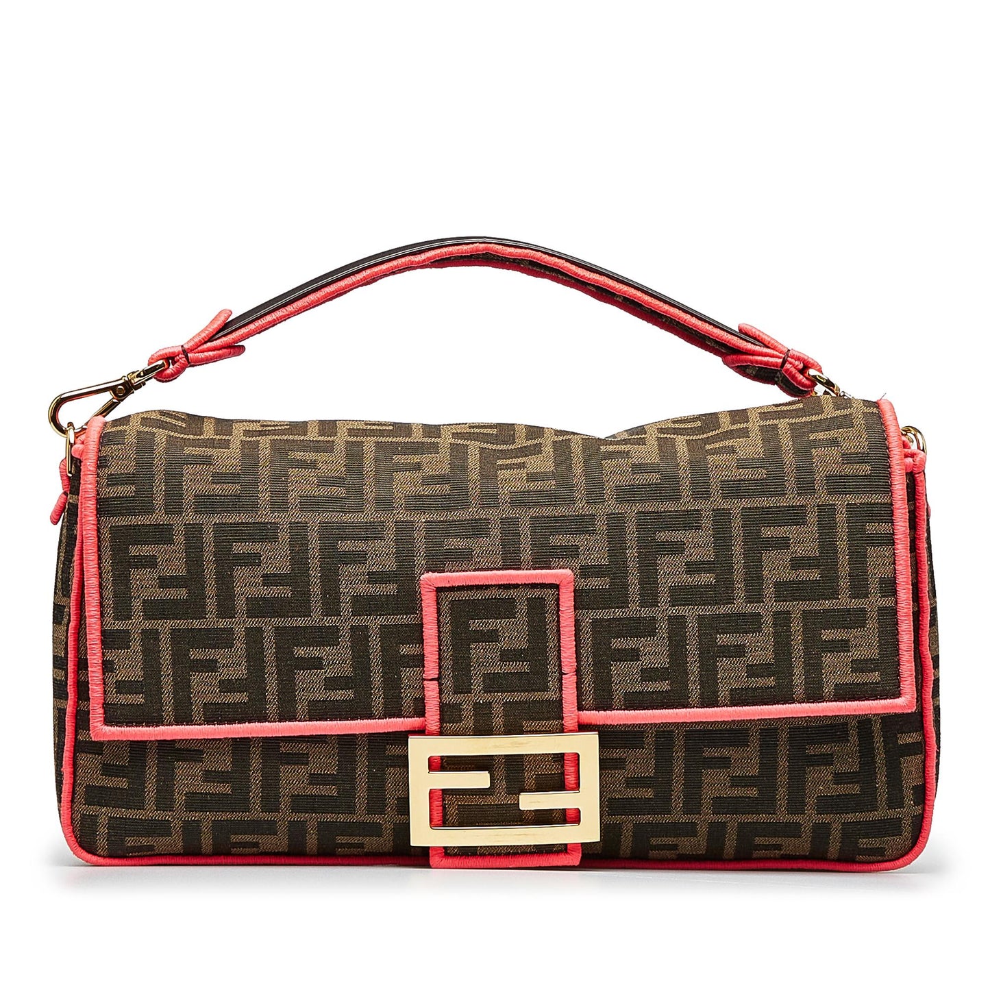 Fendi Luxury Zucca Red Handbag