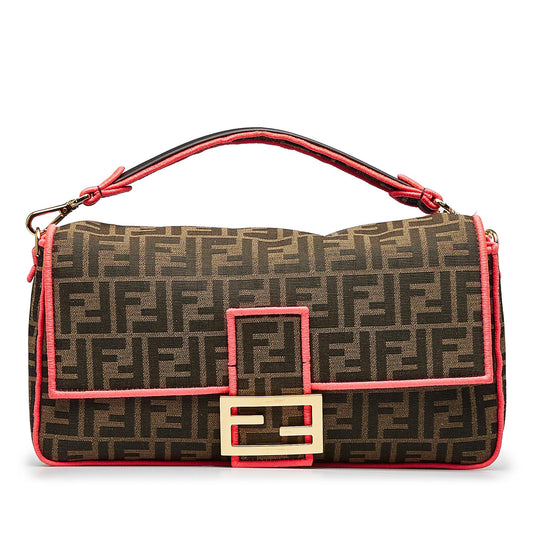Fendi Luxury Zucca Red Handbag