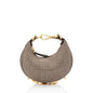 Fendi Fabric Fendigraphy Nano Hobo (SHF-N6cAIe)