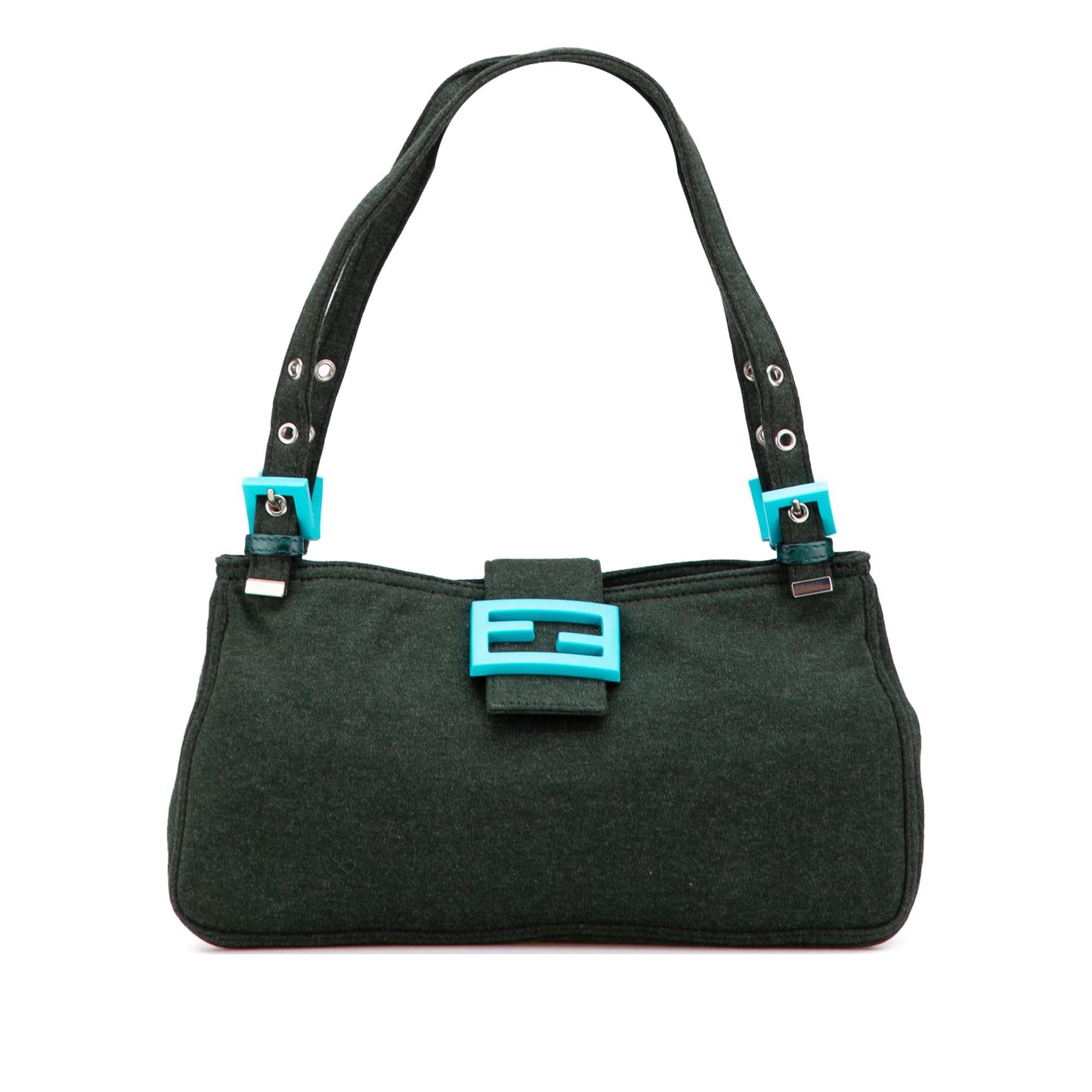 Fendi Luxury Canvas Red Shoulder Bag Style 20
