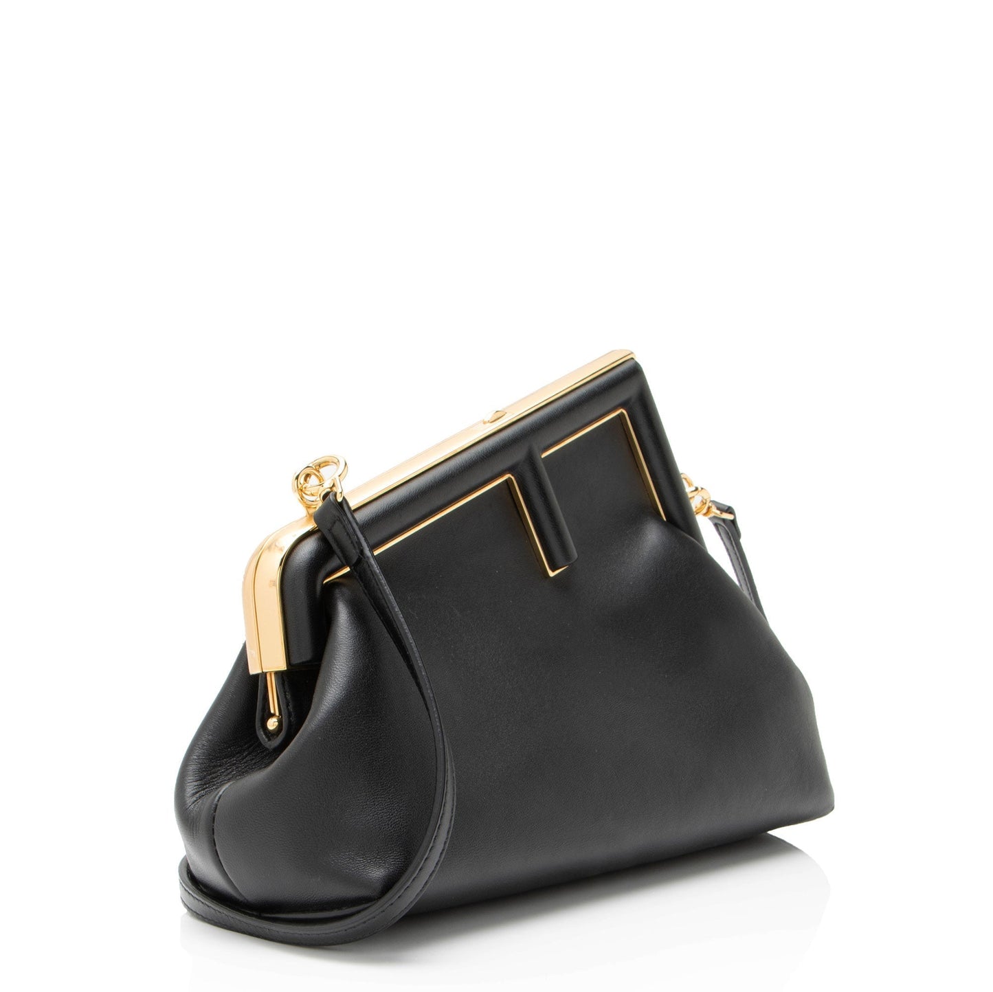 Fendi Fendi First Lambskin Red Shoulder Bag