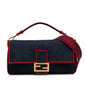 Fendi Large Denim Baguette Satchel (SHG-oOuzqA)
