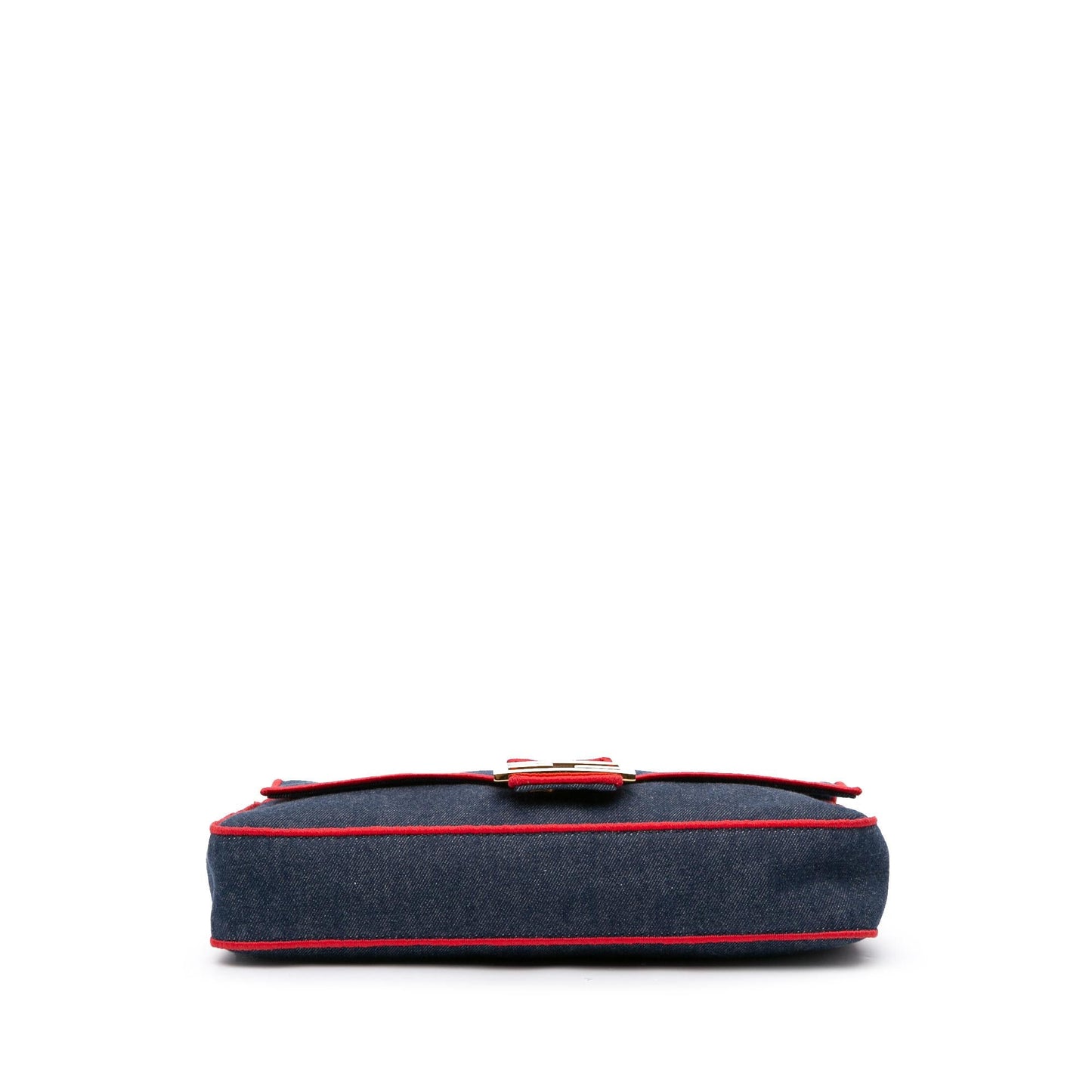 Fendi Baguette Leather Red Shoulder Bag Style 52