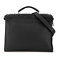 Fendi Large Leather Selleria Peekaboo Iconic Fit Bag