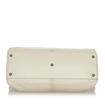 Fendi Large Peekaboo Leather Satchel (SHG-usPpvT)