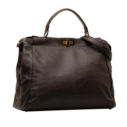 Fendi Large Peekaboo Satchel (SHG-cYT7Bd)