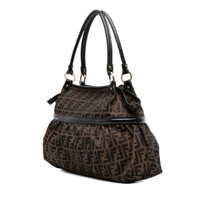 Fendi Large Zucca Canvas Chef Shoulder Bag