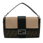 Fendi Large Zucca Canvas Convertible Belt Baguette
