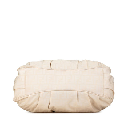 Fendi Large Zucca Canvas Mia Tote