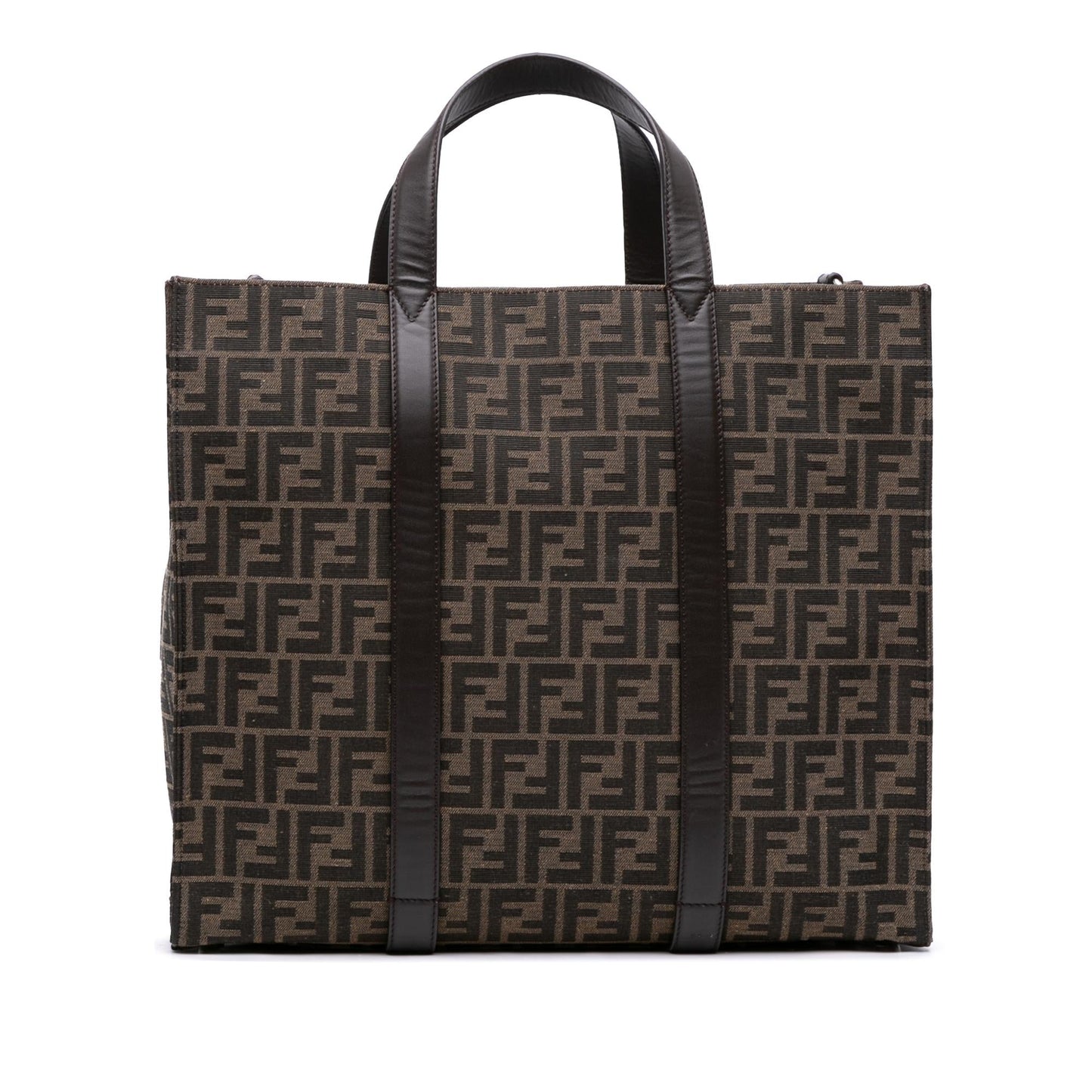 Fendi Large Zucca Canvas Shopper Tote