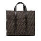 Fendi Large Zucca Canvas Shopper Tote