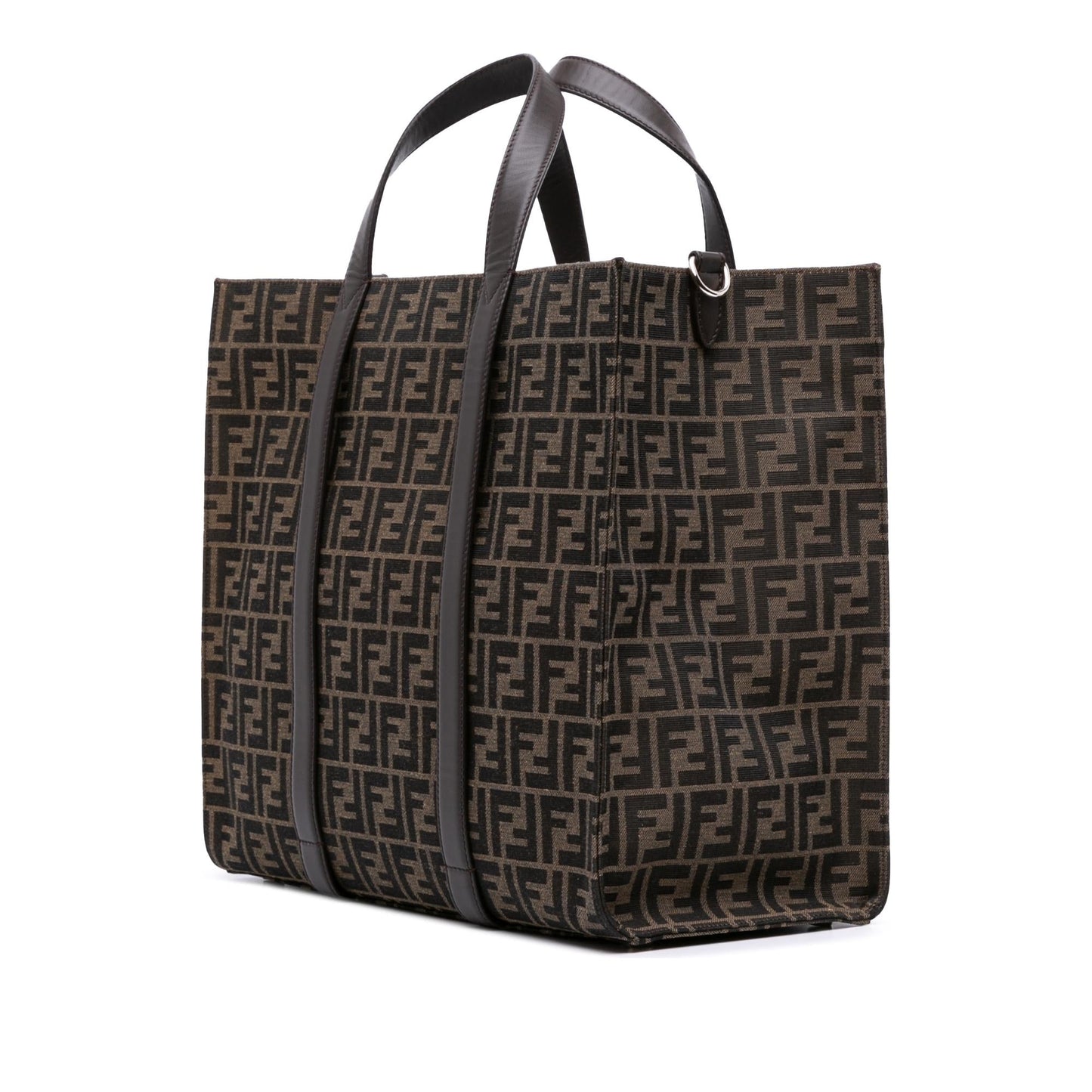 Fendi Large Zucca Canvas Shopper Tote