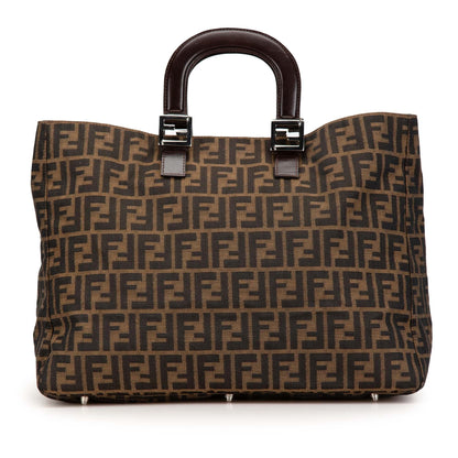 Fendi Large Zucca Canvas Twins Tote Shg-Kzs55H