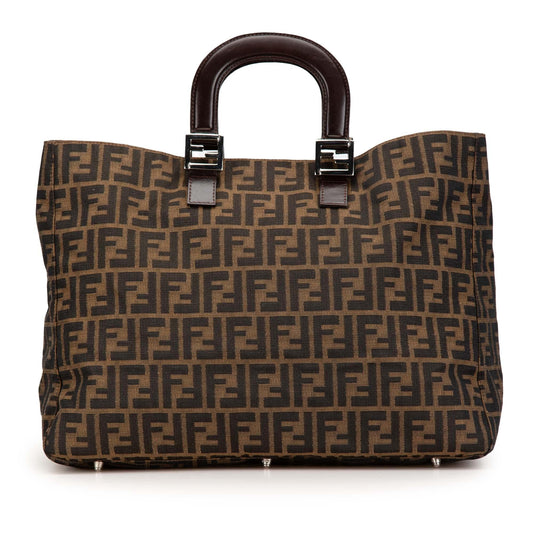 Fendi Large Zucca Canvas Twins Tote Shg-Kzs55H