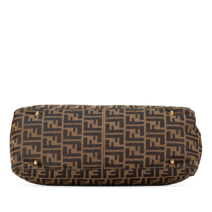 Fendi Zucchino Coated Canvas Superstar Tote
