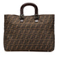 Fendi Tote Zucchino Red Tote Bag Style 19