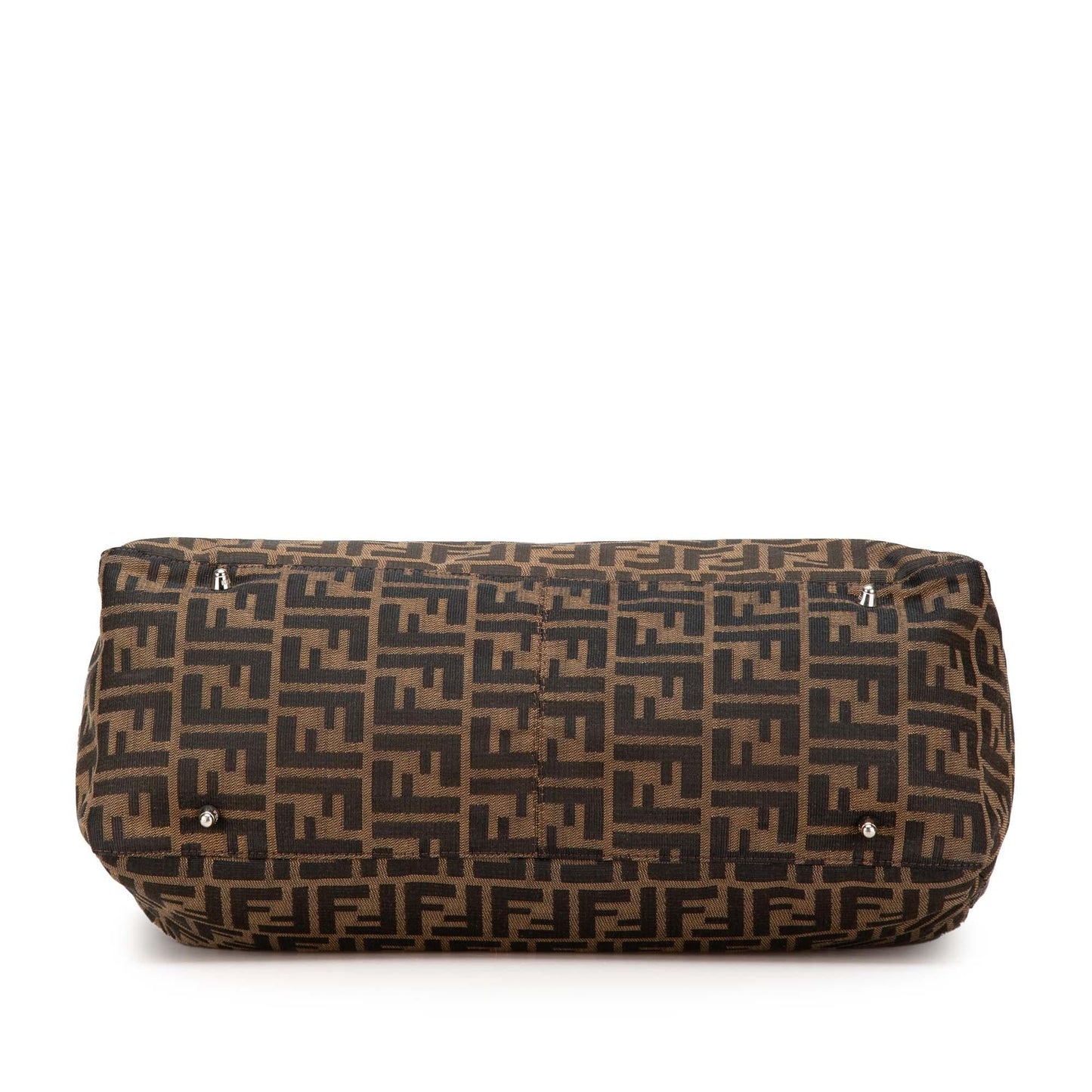 Fendi Medium Coated Canvas Laser Cut Star Roll Tote