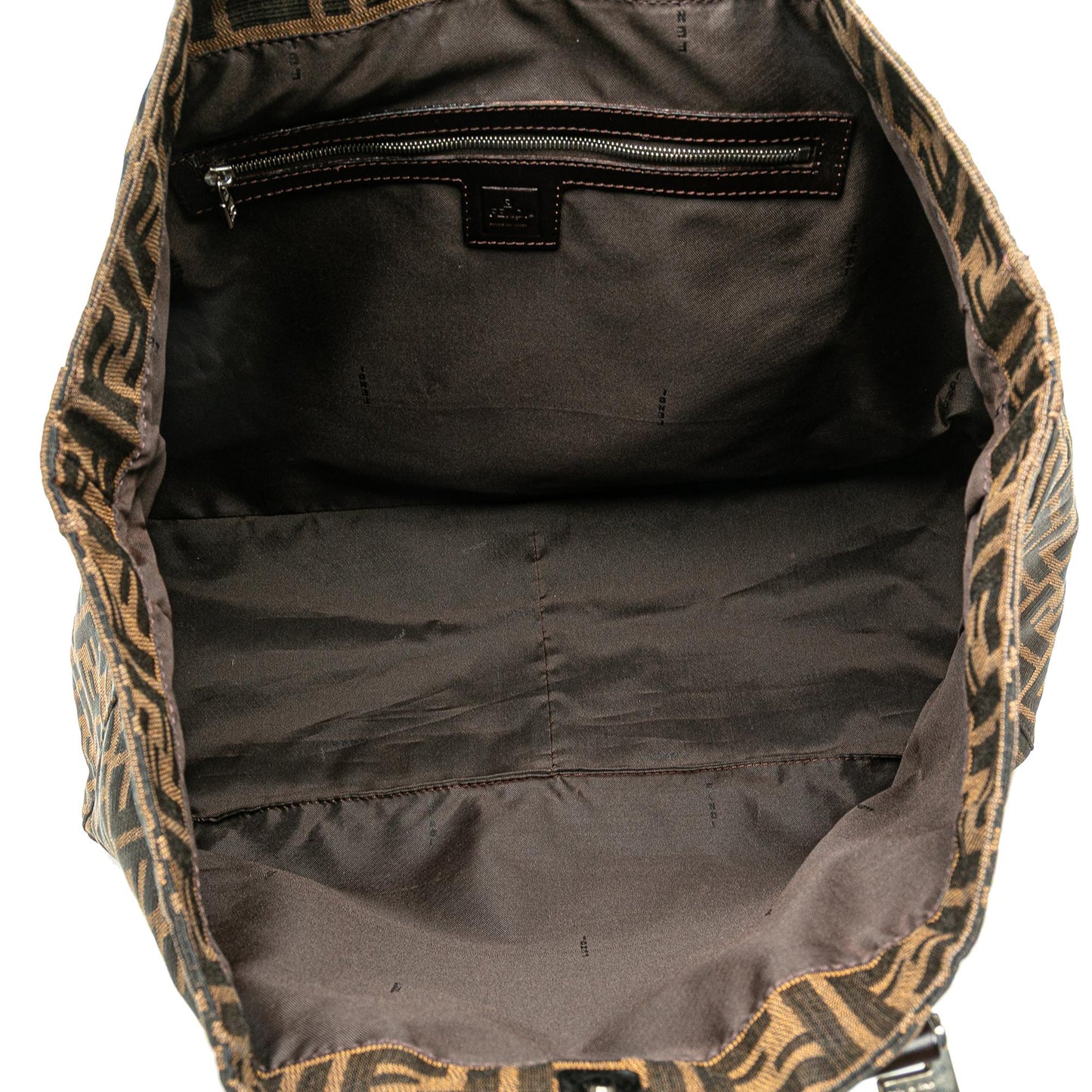 Fendi Roll Canvas Red Tote Bag Canvas