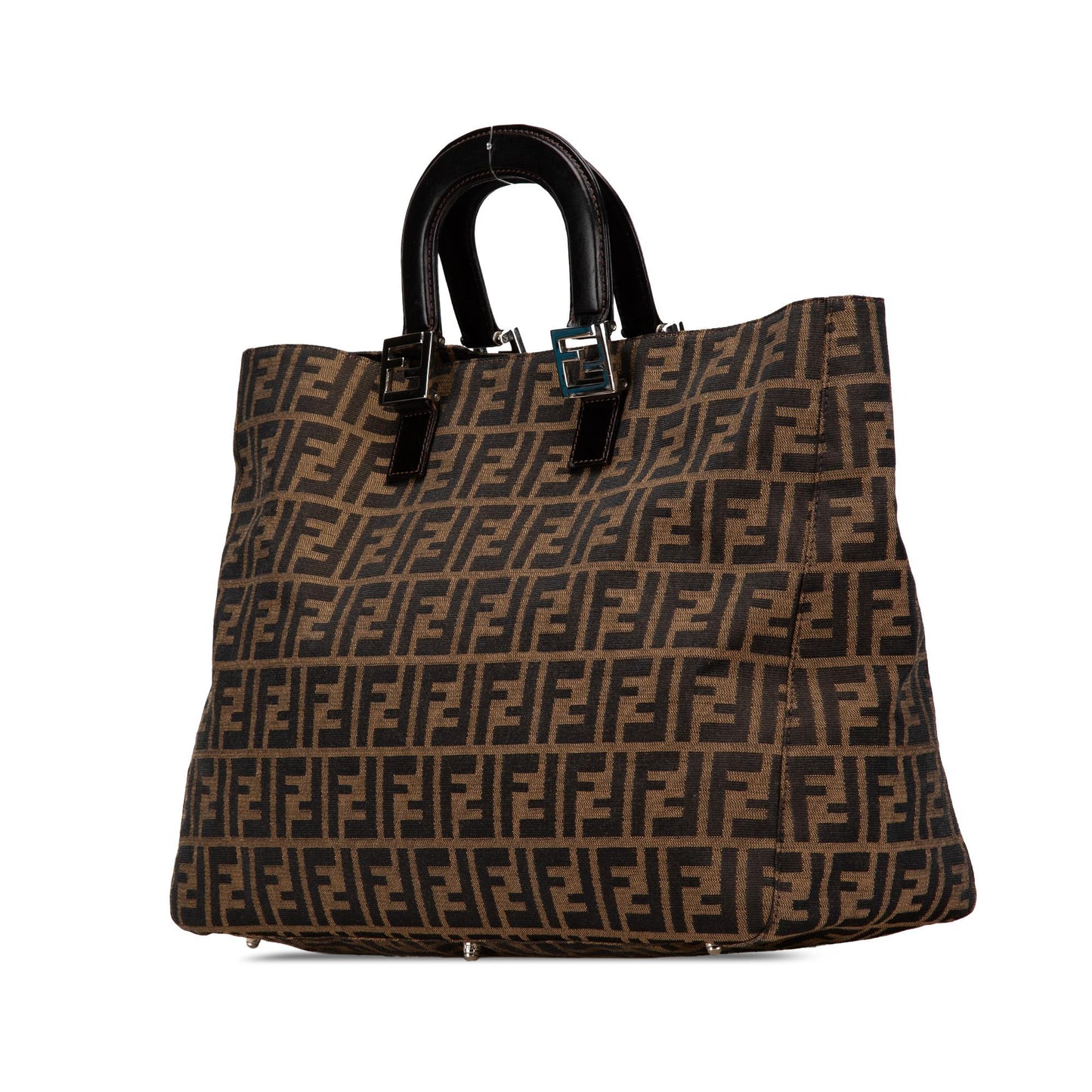 Fendi Tote Canvas Red Tote Bag Style 13