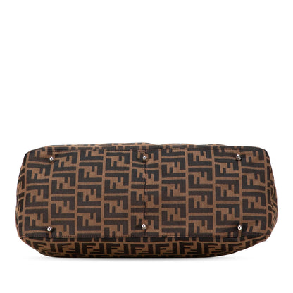Fendi Tote Canvas Red Tote Bag Style 24