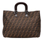 Fendi Tote Zucchino Red Tote Bag Style 71