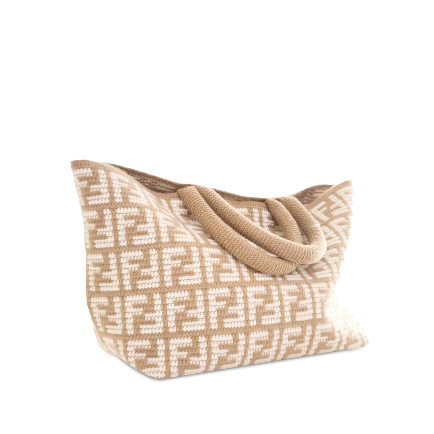 Fendi Large Zucca Cashmere Shopper Tote Shg-Q4X6Pa