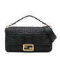 Fendi Large Zucca Embossed Leather Baguette Satchel Shg-8Ihum8