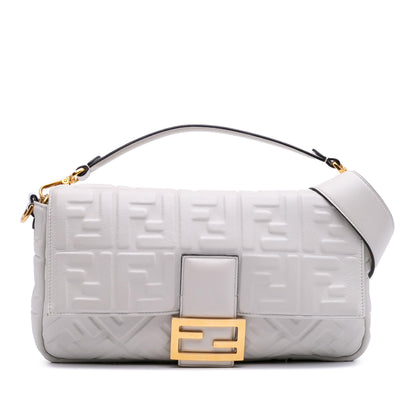 Fendi Baguette Leather Red Shoulder Bag Style 87