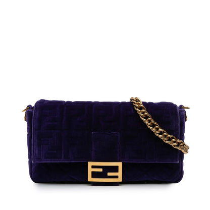 Fendi Baguette Zucca Red Shoulder Bag Style 18