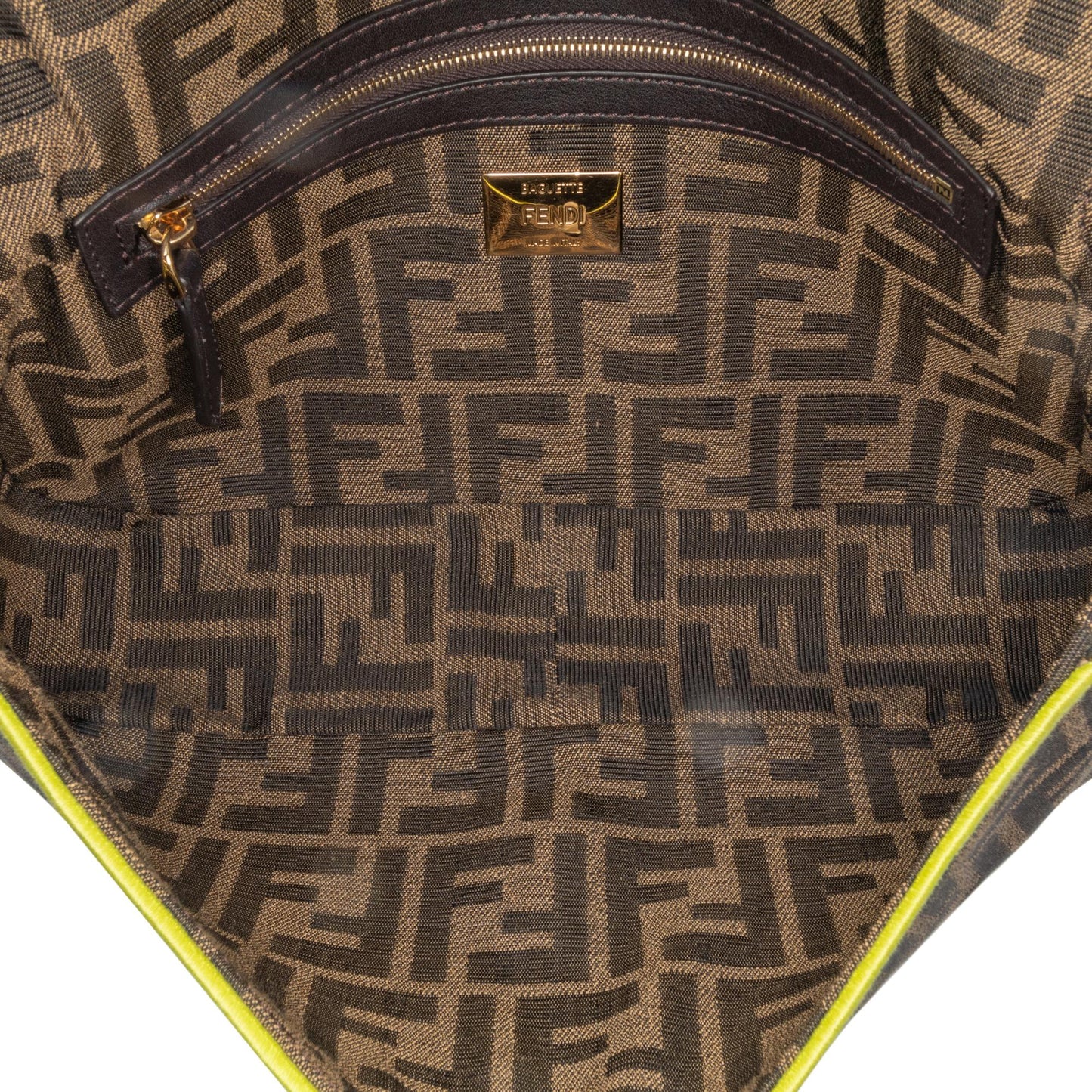 Fendi Leopard Print Canvas Shoulder Bag Shg-Mavci8
