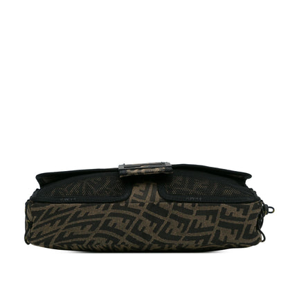Fendi Large Zucca Vertigo Mesh Baguette Satchel (SHG-dmuY2A)