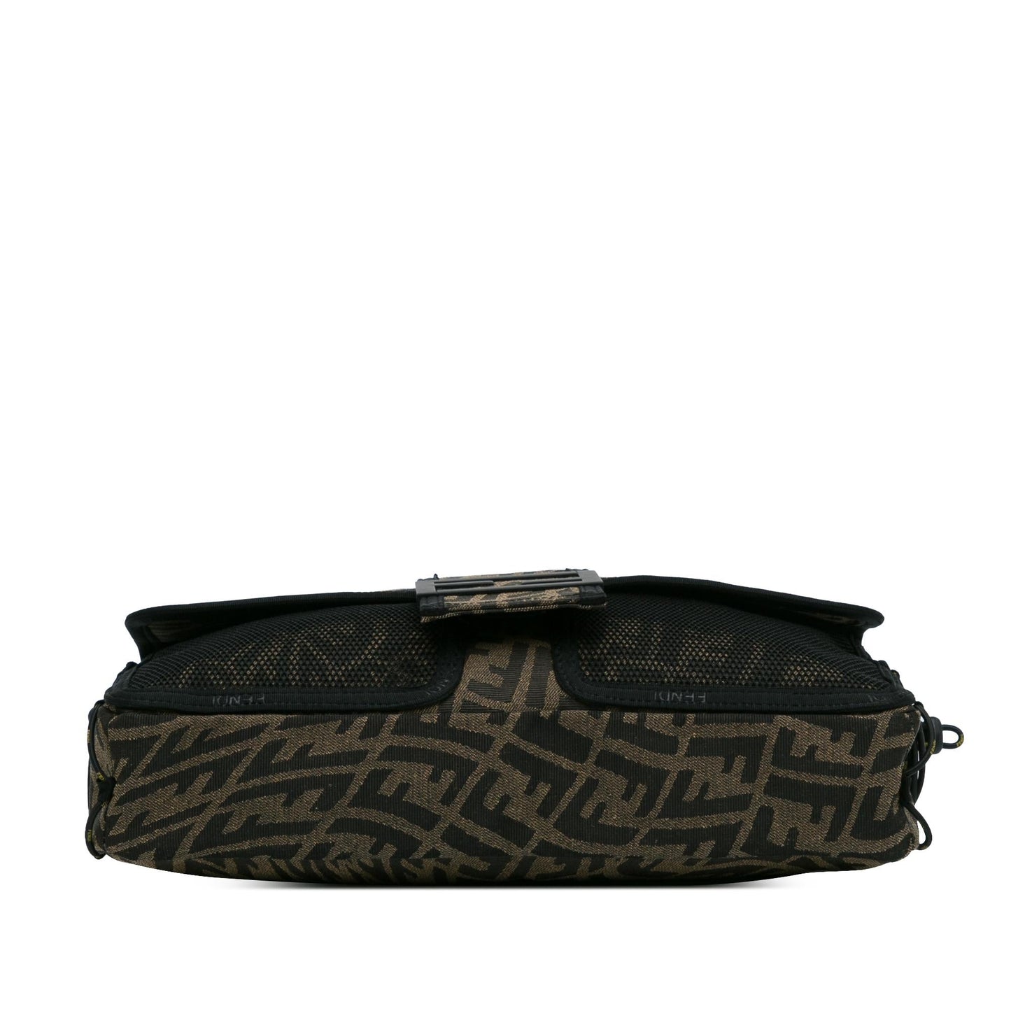 Fendi Small Woven Raffia Vitello Regular 2Jours Satchel