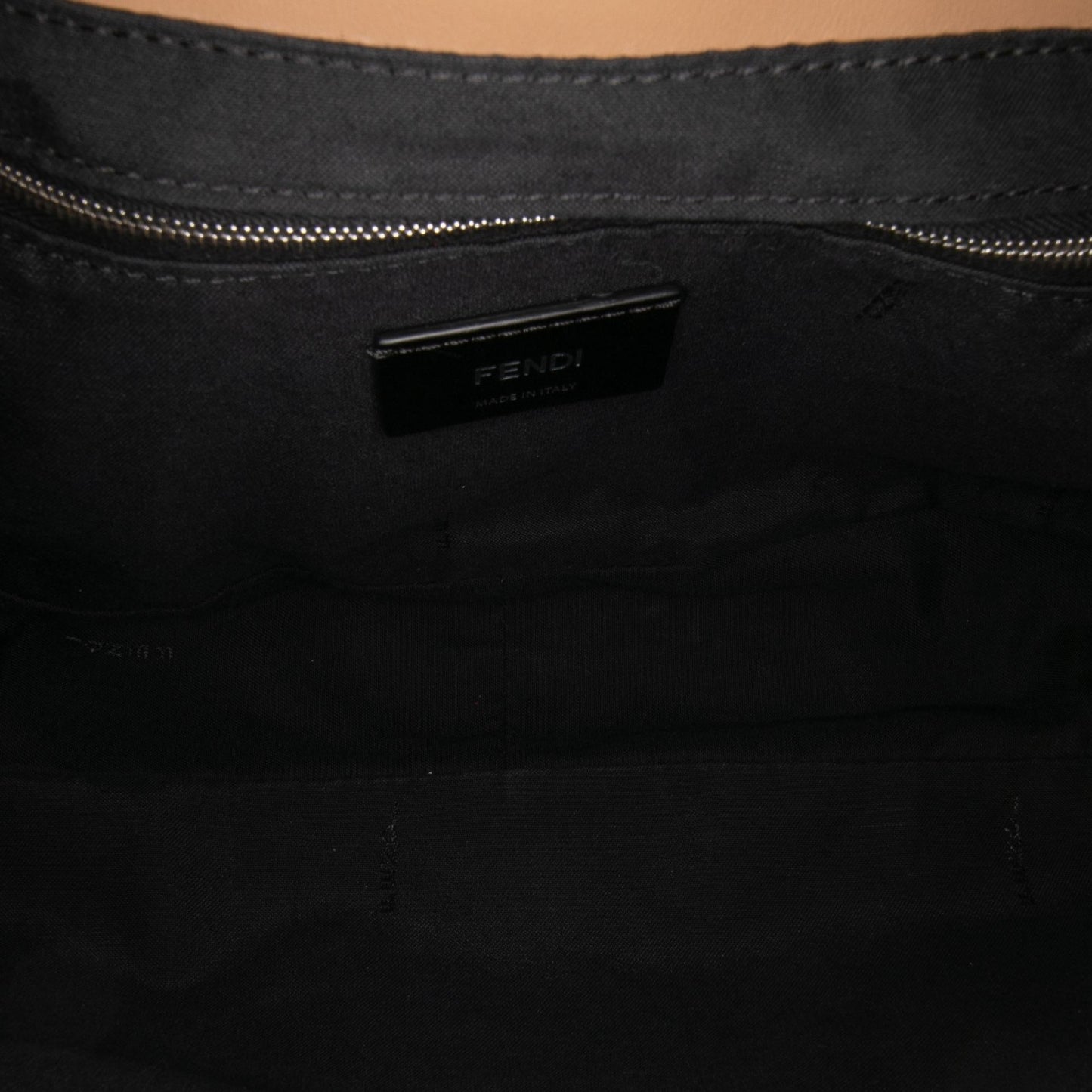Fendi Baguette Canvas Red Shoulder Bag Style 24