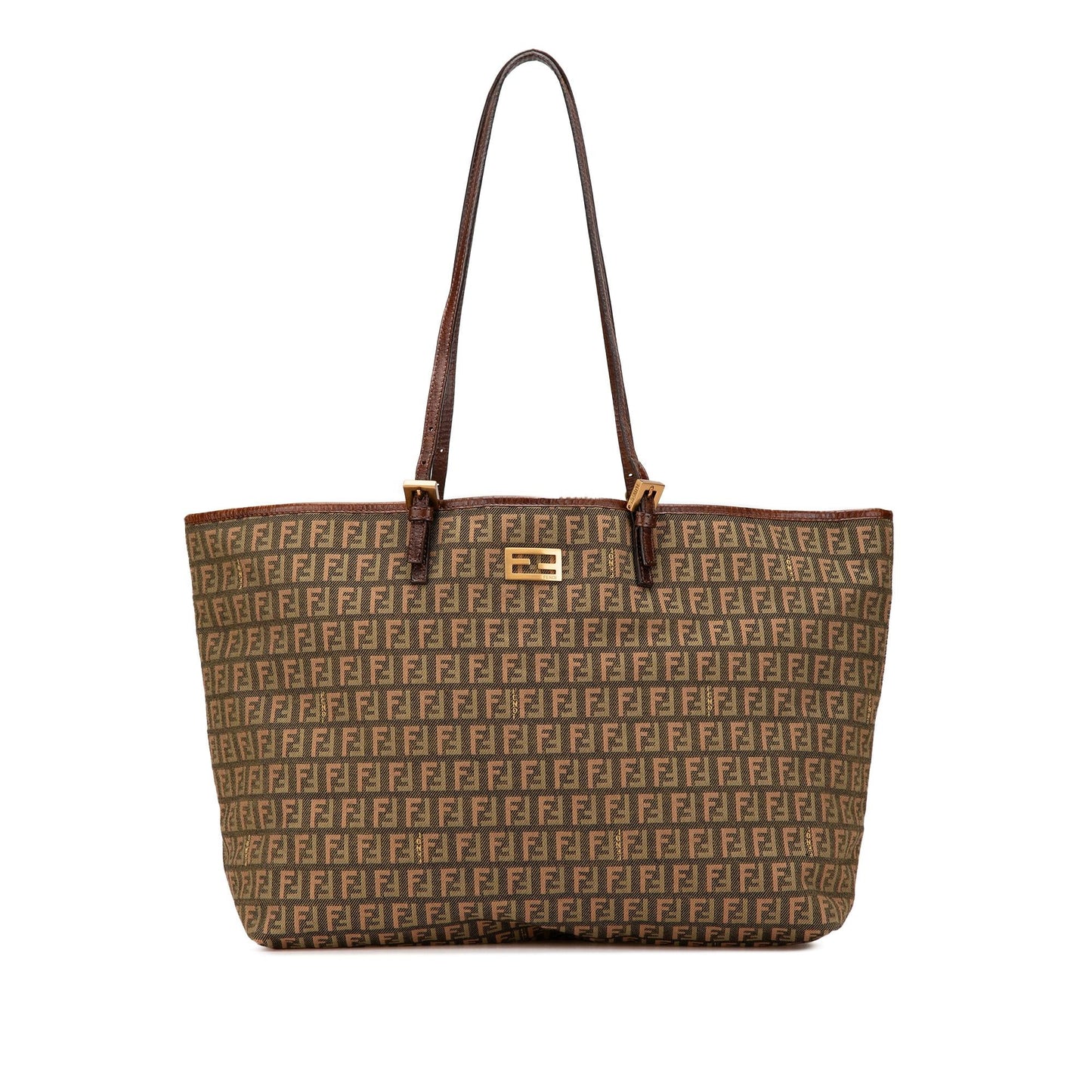 Fendi Tote Zucchino Red Tote Bag Style 33